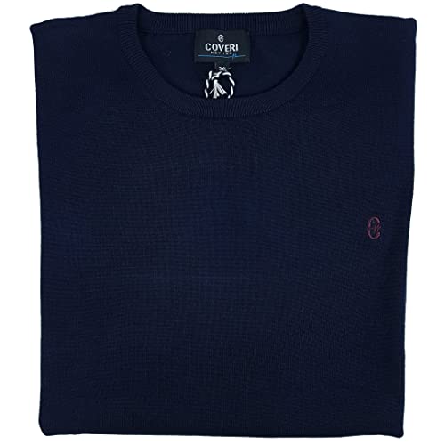 Coveri Maglia Maglione Pullover Uomo Slim Fit Girocollo Colorato M