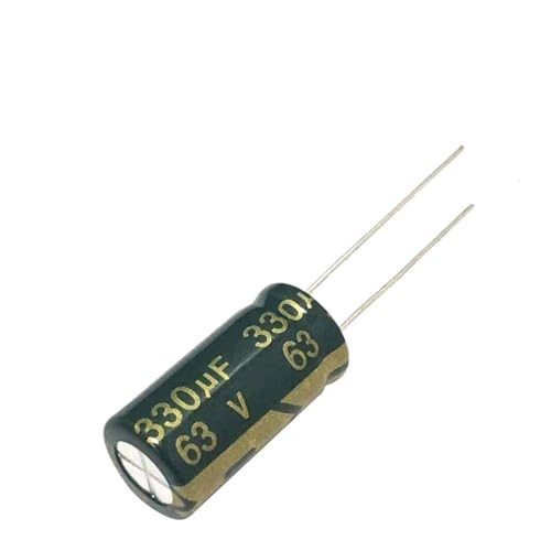 Condensateur électrolytique 63V 100uF pour réparation électronique 8x12mm