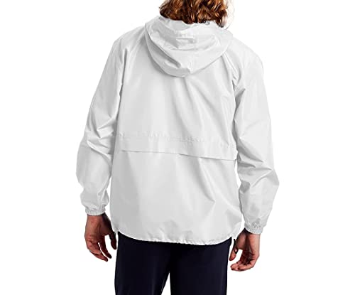 Champion Mens Stadium Full Zip Jacket, Left Chest Script Jacket, White-549369, Xx-Large Us #TOP2