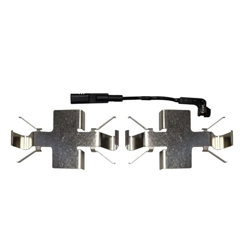 Image of Detroit Axle - Front Brake Pads for 2019-2024 Chevrolet Silverado 1500 | GMC Sierra 1500, 2021-2024 Suburban Tahoe Yukon Cadillac Escalade ESV Ceramic Brake Pads with Hardware Replacement
