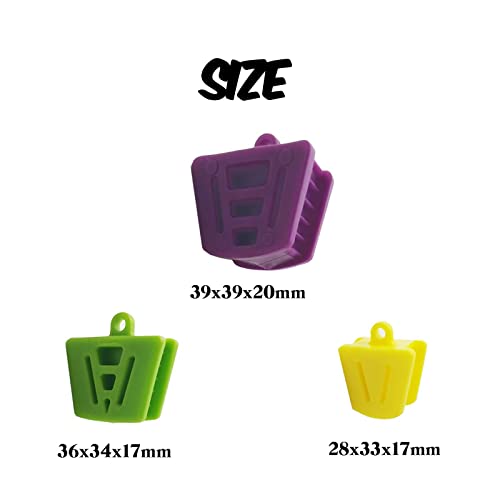 Leewoth 041 15Pcs Dental Oral Silicone Mouth Prop Bite Blocks thumb #1