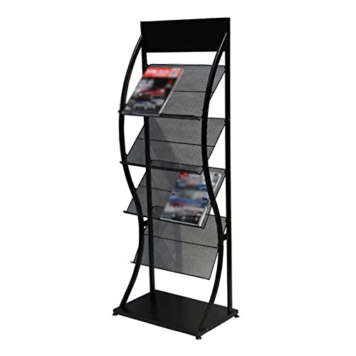 Estante para libros y revistas en zonas de espera y recepciones elegantes 2