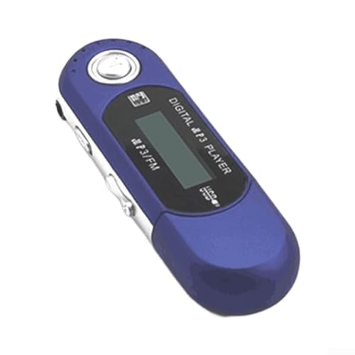 Reproductor de MP3 Reproductor de audio digital, diseño ligero, calidad de sonido HiFi para estudiantes, actividades al aire libre (azul)