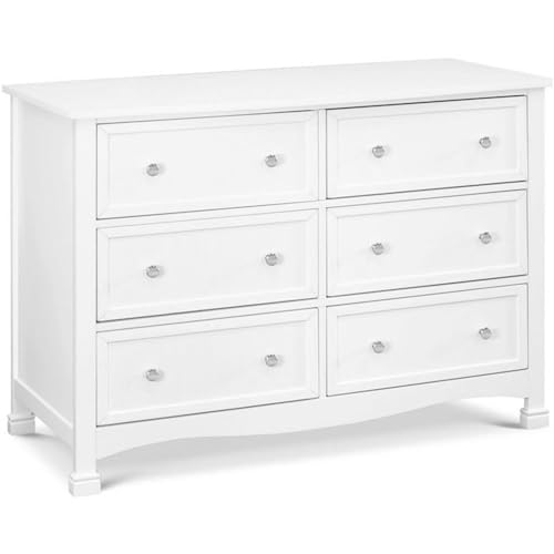 Kalani Baby Dresser for Nursery - GREENGUARD Gold Certified Wooden 6 Drawer Double Dresser - Kids...