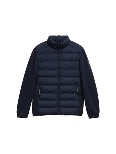 Jacket Homme TOM TAILOR 1049685 veste mi-saison droite bleu marine