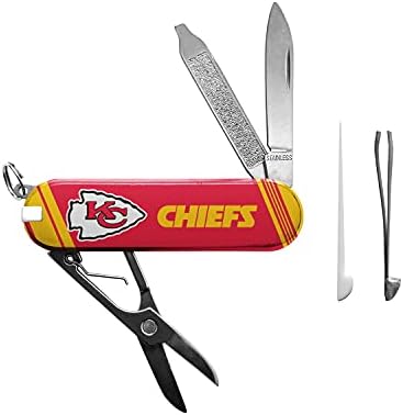The Sports Vault NFL Kansas City Chiefs Essential Pocket Multi-Tool