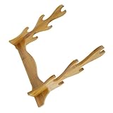 MUCKLILY 楠竹製段剣ディスプレイスタンド 家用剣収納ラック 楽器 笛子展示ホルダー 耐久性高く環境配慮 フルート 刀コレクション整理用