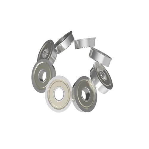DINGGUANGHE 8PCS Miniature Flange Bearing F6700/F6800/F6900/F6000/F6200/F6300/F6701/F6801/F63801 High Speed Flanged Ball Bearing (Size : F6901)