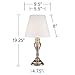 Regency Hill Traditional Accent Candlestick Table Lamp 19 1/4