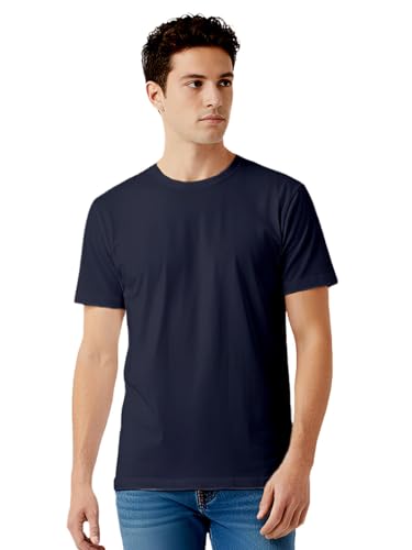 Image of 100% PIMA Cotton T Shirt for Man | Premium Men T-Shirts Regular Fit | Half Sleeve Round Neck Cotton Tshirt for Man | Mens Tees Made for Indian Climate | Available in 10 Colours