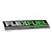 Flex Fuel E85 Ethanol Badge Emblem Glossy Finish - Matte Black Suitable for Various Car Models Chevy Cadillac GM - Ideal for Rear Liftgate