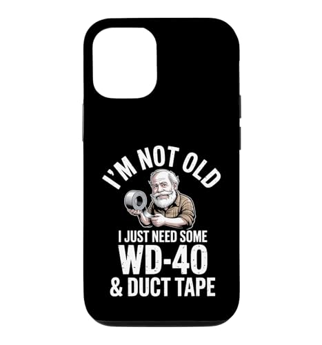 Funny Im Not Old I Just Need WD40�ƃ_�N�g�e�[�v �X�}�z�P�[�X iPhone 12/12 Pro �p