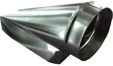 SWBE4128 4x12x8" Galvanized Sheet Metal End Boot