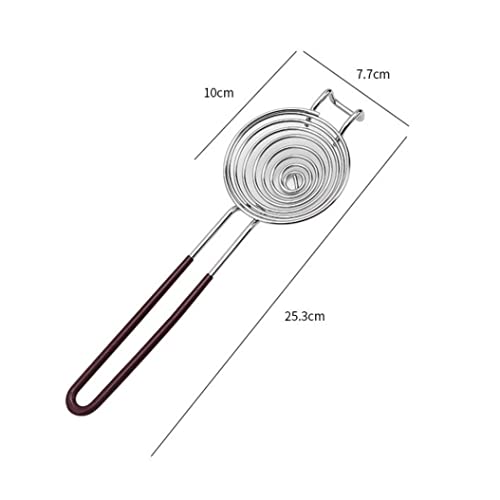 Separatore Bianco Uovo,Separatore di Uova in Acciaio Inossidabile Separatore di tuorli d'uovo Filtro da Cucina per Strumento di Cottura separatore di Utensili da Cucina - immagine 5