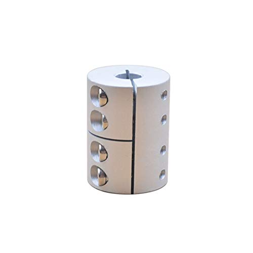 1pc Diameter 30mm Length 40mm Clamping Rigid Coupling Aluminum for Engraving Machine Shaft Coupler Motor Connector (Size : 6.35mm to 12.7mm)