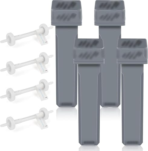 (4 Pack) Replacement Cartridge Filter Kit Compatible Filter Replacement Kit SC1200 Machine Clean Filters Included 4 Filters Kit and 4 Check Values