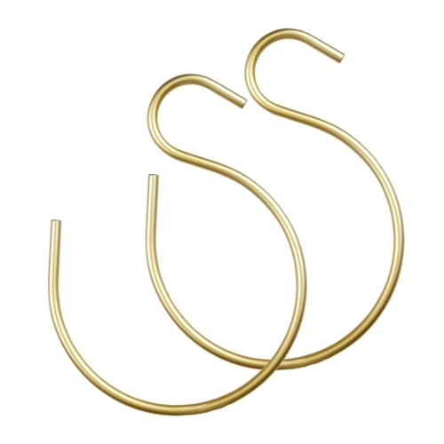 Ciieeo Cintre s en Aluminium pour Foulards Et 2 Pcs Doré Gain De Place pour Placard pour Écharpes Et Ceintures Organisateur Pratique