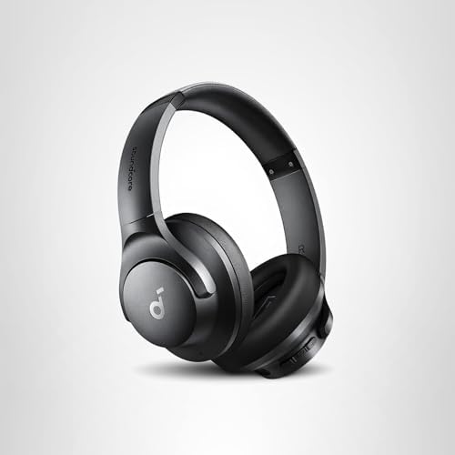 Soundcore by Anker Q20i Hybrid Active Noise Cancelling Headphones, Black — view 8