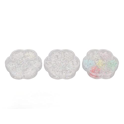 de Resina para Unhas, Decorações Brilhantes Elegantes de Cores Mistas para Arte de Unhas DIY Com Múl