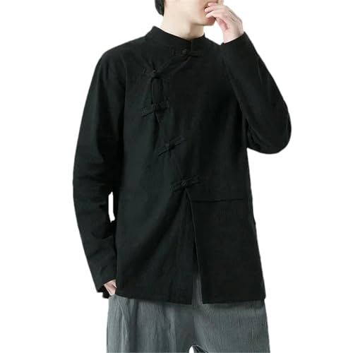 Vêtements Kung Fu pour hommes aux finitions soignées avec boutons traditionnels