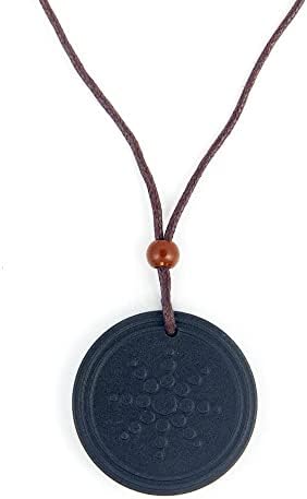 SKEWED Scalar Energy Volcanic Lava Quantum Bio Science Negative Ions Pendant for Men and Women