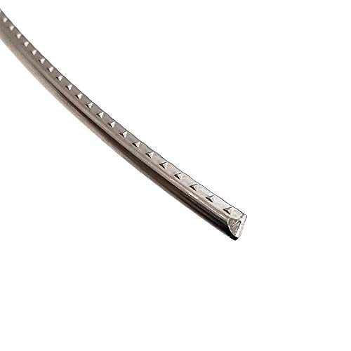 Yjb Parts Guitar Fret Wires (Ns18%) Hardness Hv-200 70Mm X 24 Pieces Made In Japan (.114"(2.9Mm) X .051"(1.3Mm)) #TOP3