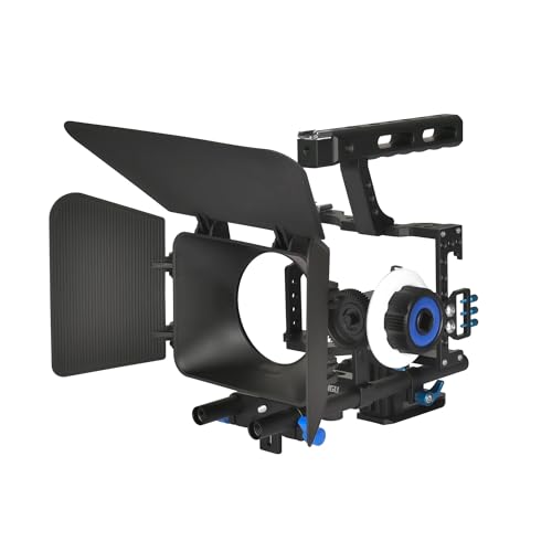 �J�����P�[�W���O�A�݊���������܂��\�j�[ A7S A7R A72 RII SII A6000 A6500 A6300 �ƌ݊�������A�f���A���R�[���h�V���[�}�E���g 1/4 �C���`�X���b�h(Blue)