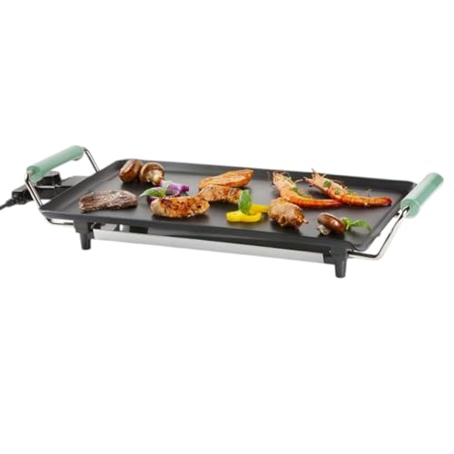 Domo - Parrilla eléctrica Teppanyaki (1800 W, placa antiadherente, 47 x 27 cm, termostato ajustable, plancha, parrill)