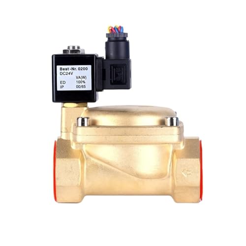 Électrovanne gaz eau 24vdc normalement fermée 1-1/4 - 3