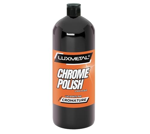 Lux Metal - Chrome Polish Polish pour chrome 1 KG Pâte à polir abrasive idéale pour le chrome élimine les rayures impuretés oxyde rouille polit nettoie sans rayer carrosserie voiture moto bateau