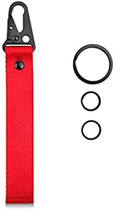 Dsycar Car Motorcycle Keychain Key Ring - Car Keychain Tag, EDC Clip Fob Keychain JDM Key Tags with Label Key Chain Holder