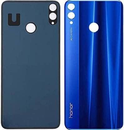 HUUPER Back Door Panel Back Body Panel Back Cover housing Body Compatible for Honor 8X (Check Model Properly)