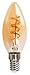 Produktbild McShine - LED-Leuchtmittel Filament Kerzenlampe | Retro Glühbirne E14 warmweiß, 2W, 150 lm, 2200K, Edison Vintage LED-Lampe Birne Stimmungslicht goldenes Glas