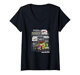 shellraiser van 23TMNT00476A-002 Teenage Mutant Ninja Turtles TMNT Shellraiser Schematics Camiseta Cuello V