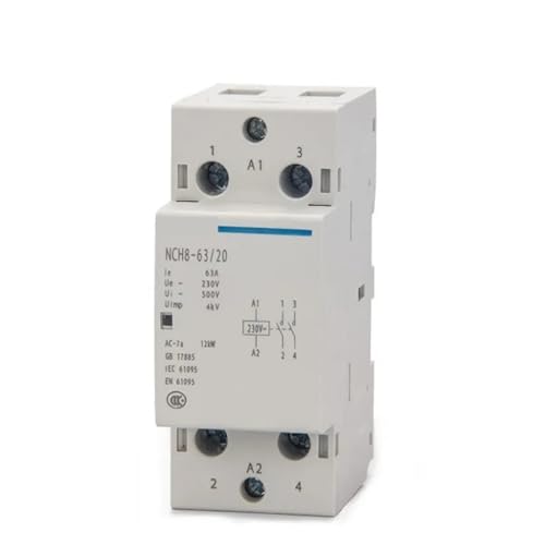Contacteur modulaire NCH8-25A 1NO 1NC 230V pour tableau électrique domestique