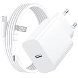 iPhone Ladegerät mit lightning kabel 2M [MFi...
