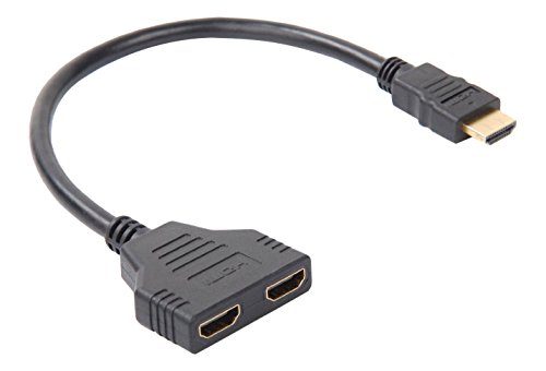 Convertidor de cable divisor de 1080P Hdmi macho a doble hembra 1 a 2 para PS3, PS4, HDTV, reproductor de DVD y monitor LCD y proyector