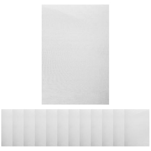 Neikafan 12 Pezzi Rete Metallica Maglia Piccola in 30x21cm Maglia Fori 40 Della Foglio Filtro Filtrante per Ventilazione Sicurezza Finestra Giardino Precludere Roditore Insetti Filtrazione Griglia