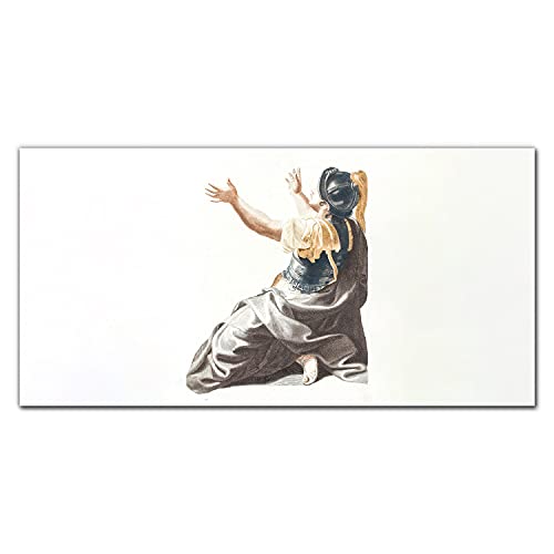 Tableau en verre 100x50cm avec impression de soldat pour une décoration murale moderne
