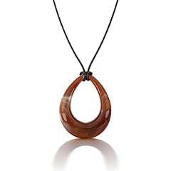 A4:brown boho necklace