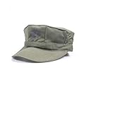 USMC Patrol Cap Four Colors Camo Green Desert Camouflage Black (Black)