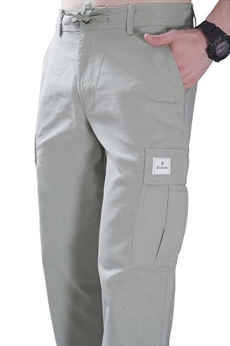 Image of DIVISIVE Men's Loose Fit Linen Blend Cotton Cargo Pants