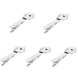 DEARMAMY 5pcs Pasadores De Corbata Cierres De Corbata Para Hombres Collar Alfiler Atar Anillos Semental Cuello Clip De Corbata Traje Clavo Para Los Hombres Estante Oro Pre Silver Cobre