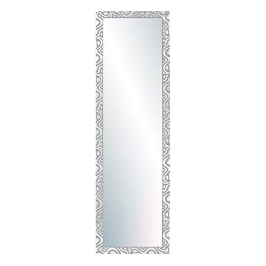 Chely Intermarket, Espejo de Pared Cuerpo Entero 35x140cm(44x149cm)/Plata-Plateada/Mod-144, Ideal para peluquerías, salón, Comedor, Dormitorio y oficinas. Fabricado en España. Material Madera.