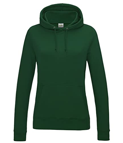 AWDis Girlie College Sweat à Capuche, Vert (Bottle Green), L Femme Cover