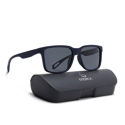 Image of EYEJACK by Voyage UV Protected & Polarized Square Sunglasses for Men & Women