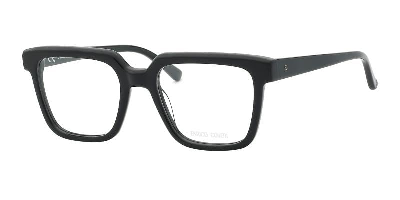 Enrico Coveri Okulary korekcyjne ECV149 damskie oprawki pasujące do wszystkich rodzajów soczewek, czarne