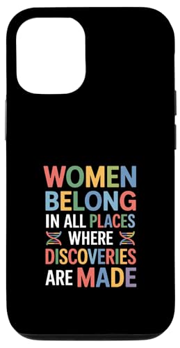 Women Belong Discoveries Being Made Funny �i�� �X�}�z�P�[�X iPhone 12/12 Pro �p