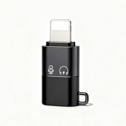 ZEXIBATH for DJI Mic Mini Type C to Port Adapters Fast Charging Data Sync, USB C Adapter for iPhone 14 13 12 11 Smartphone/PC/Mac Connector Accessories Wireless Microphone Receiver (1 Pack)