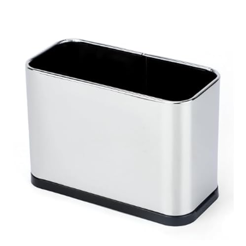 Vitisyao Stainless Steel Cat Litter Scoop Holder, Universal Metal Cat Litter Scooper Holder Caddy, Kitty Pooper Stand Trash Container for Most Cat Litter Scoop